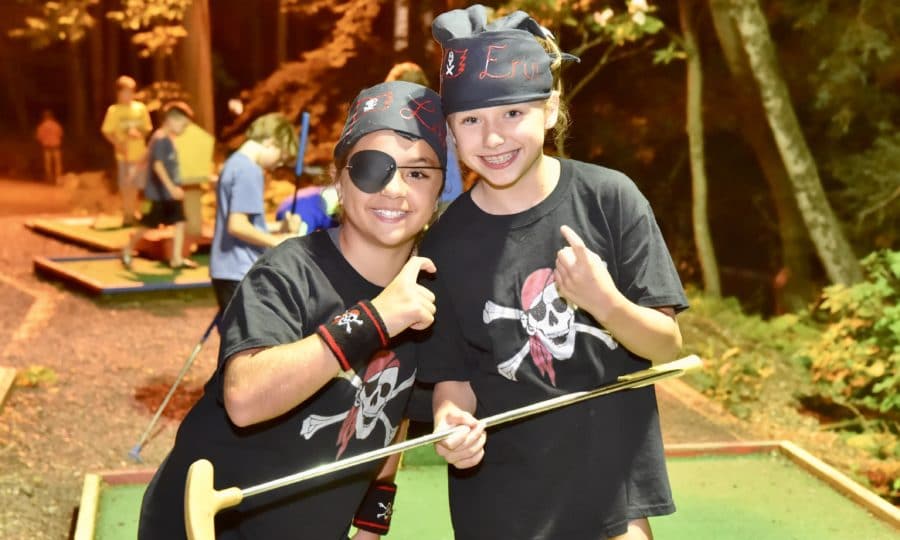 2 boys in pirate gear